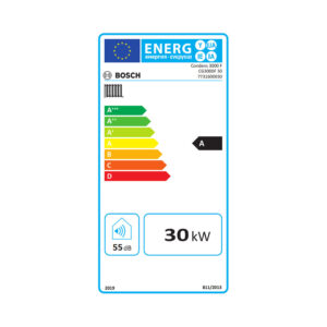 Bosch Condens 3000F CG3000F 30 Επιδαπέδιος Λέβητας Συμπύκνωσης Αερίου με Καυστήρα