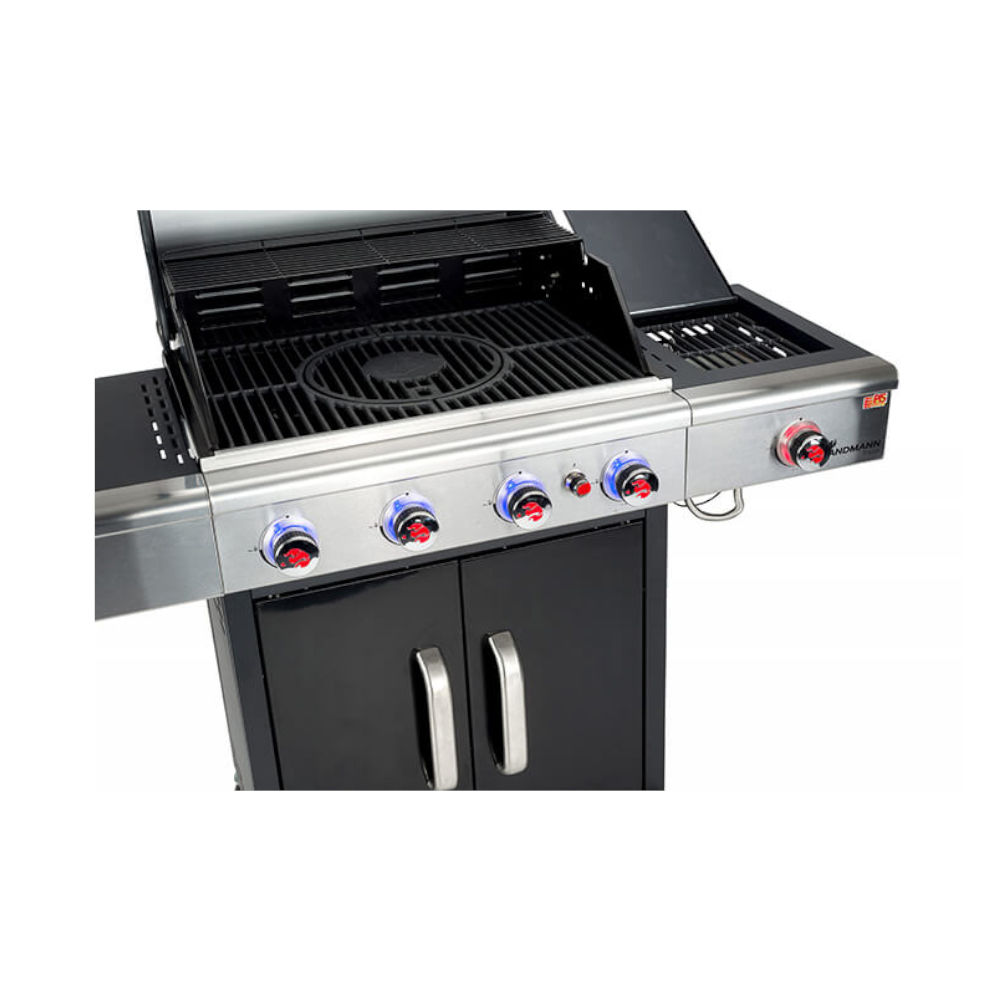 Landmann Ψησταριά Υγραερίου Triton maxX PTS 4.1 Μαύρο - LD 12968