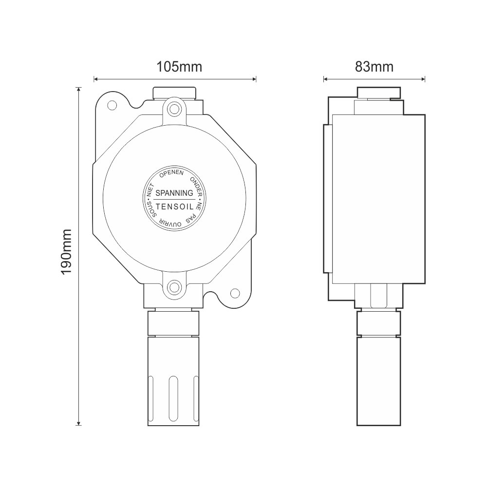 Olympia Electronics TS293ES Αναλογικοί Ανιχνευτές Αερίων Αντιεκρηκτικού Τύπου