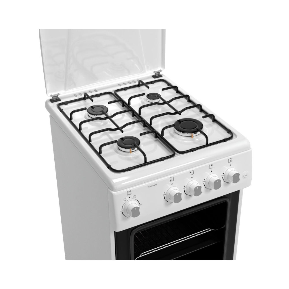 Thermogatz Κουζίνα Αερίου 50lt με Εστίες Αερίου TG 1050 WH - 04.401.076