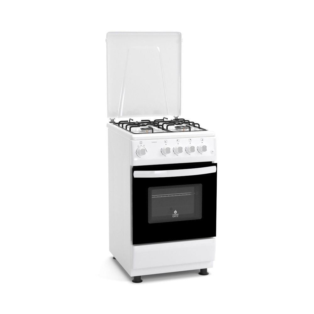 Thermogatz Κουζίνα Αερίου 50lt με Εστίες Αερίου TG 1050 WH - 04.401.076