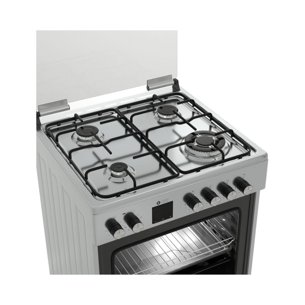 Thermogatz Κουζίνα Ηλεκτρική 60lt με Εστίες Αερίου TGS 3910 IX TURBO - 04.401.092